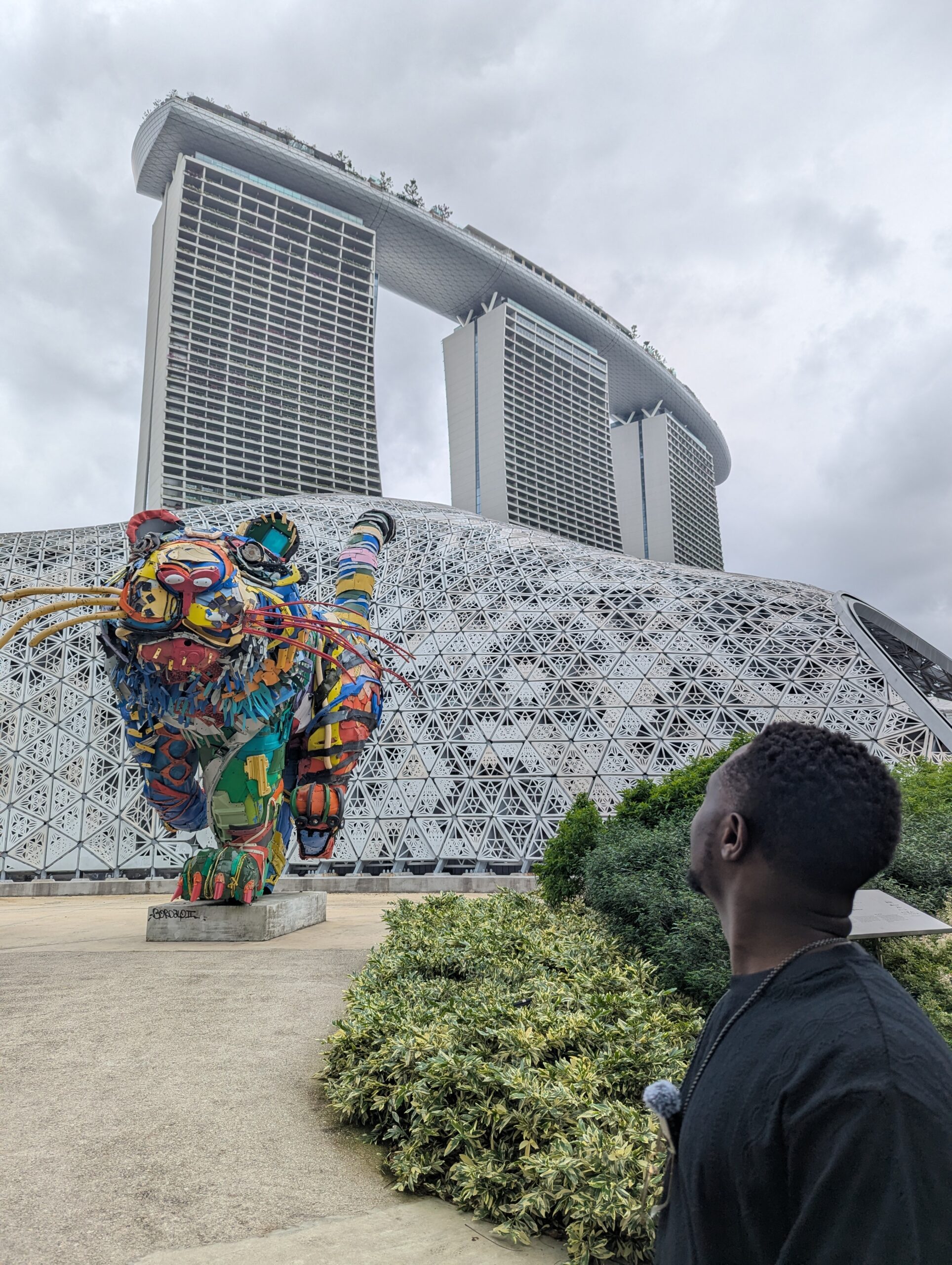 Day in Singapore Marina Bay Sands